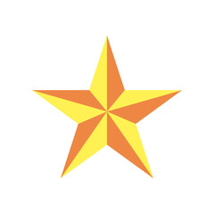 star free form style icon vector design