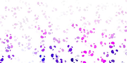 Light pink vector pattern with abstract shapes.