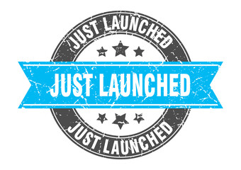 just launched round stamp with ribbon. label sign