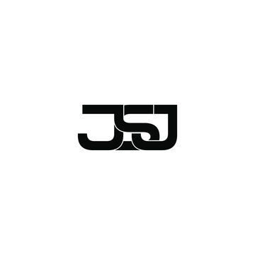 jsj letter original monogram logo design
