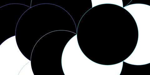 Dark Pink, Blue vector pattern with circles. Abstract decorative design in gradient style with bubbles. Pattern for booklets, leaflets.