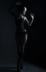 fetish model dancing