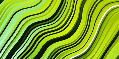 Fototapeta premium Light Green, Yellow vector template with curves. Colorful illustration in circular style with lines. Pattern for websites, landing pages.