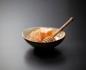 honey in a bowl
