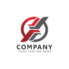 Initial GD Logo Design Vector