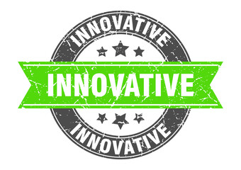 innovative round stamp with ribbon. label sign