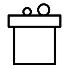 desktop outline style icon. suitable for your creative project.