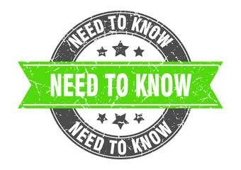 need to know round stamp with ribbon. label sign