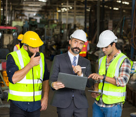 The workers are planning to work in the factory.