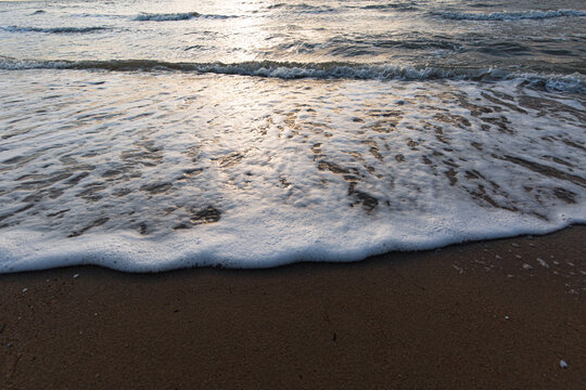 waves on the beach