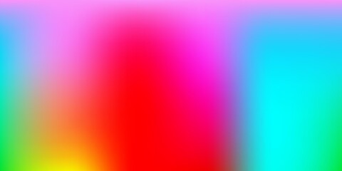 Light Green, Red vector blurred layout.