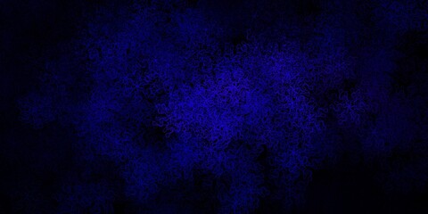 Dark pink, blue vector template with curved lines.