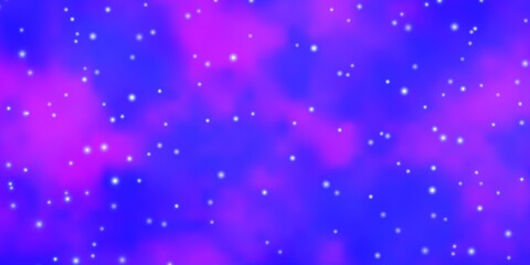Light Purple vector texture with beautiful stars. Colorful illustration with abstract gradient stars. Pattern for new year ad, booklets.