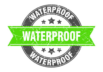 waterproof round stamp with ribbon. label sign