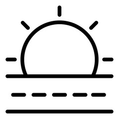 Holidays line style icon. suitable for your creative project.