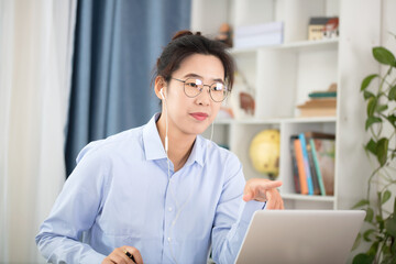 Female white-collar workers at work