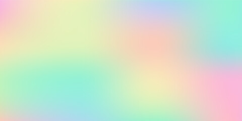 Abstract blurry pastel colored soft gradient vector background