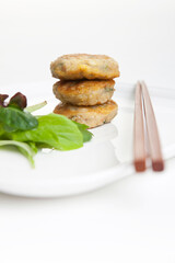 korean food, korean style meatball - jeon