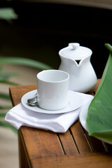 teapot and tea cup