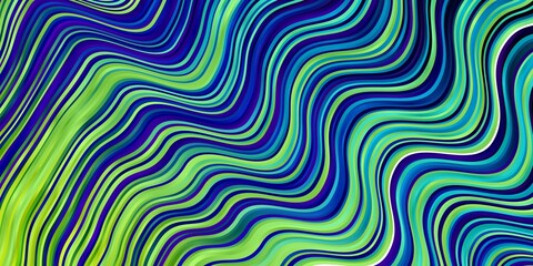 Fototapeta premium Light Multicolor vector pattern with wry lines. Colorful illustration in abstract style with bent lines. Pattern for commercials, ads.