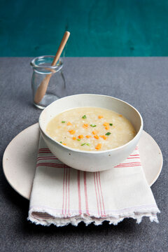korean food, vegetable porridge - jook