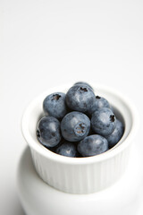 blueberries in cup
