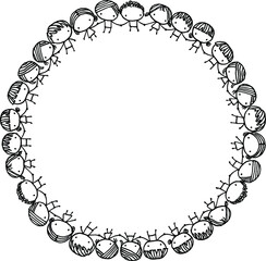 vector cartoon Children's background frame border icon