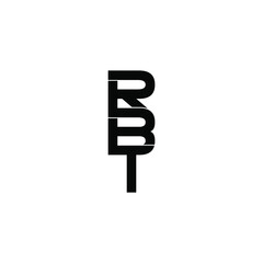 rbt letter original monogram logo design