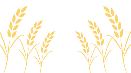 Oat pattern wallpaper. oat symbol. free space for text.