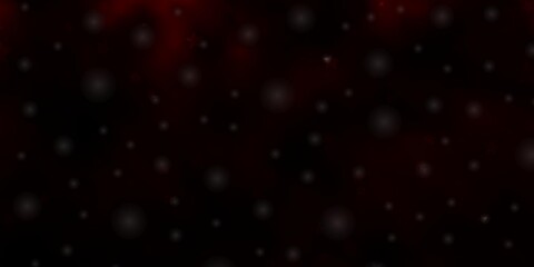 Dark Red vector pattern with abstract stars. Blur decorative design in simple style with stars. Pattern for wrapping gifts.