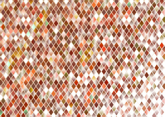 Geometric pattern background image of diamond-shaped tile mosaic