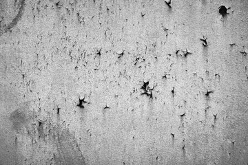 monochrome layer of paint flakes for blending design