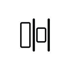 basic editing tools alignment icon