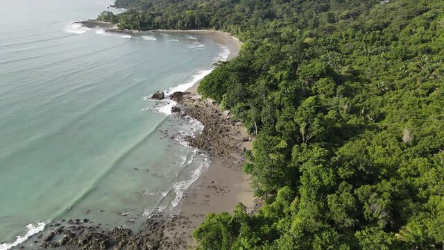 Pristine undisturbed beaches of the Peninsula de Osa in Costa Rica