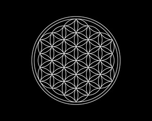 Flower of Life Stencil, Sacred Geometry Patterns