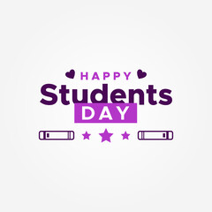 Happy Students Day Vector Design Illustration