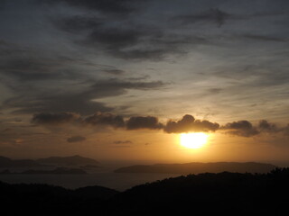 渡嘉敷島からの夕日
