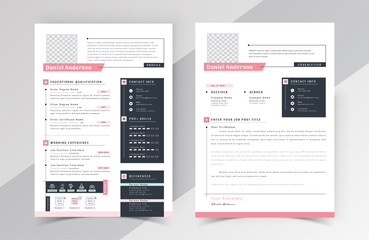 Modern Clean Resume Cv Template	