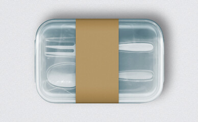 Lunch Box Mockup Design