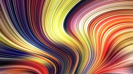 Vector illustration of Art design background with Modern colorful flow shape