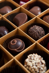chocolates in a box