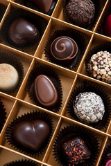 chocolates in a box