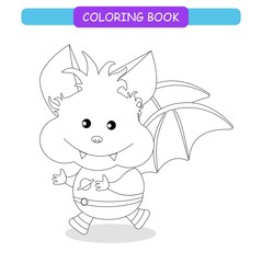 Coloring book for kids - rat smiling. Black and white cute cartoon unicorns. Vector illustration.	
