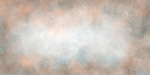 Abstract old background of pastel colors with a grunge beige-blue texture as a frame in vintage style, with light scuffs in the center of the banner.