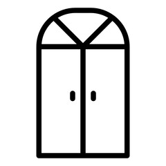 mosque line style icon. suitable for your creative project.