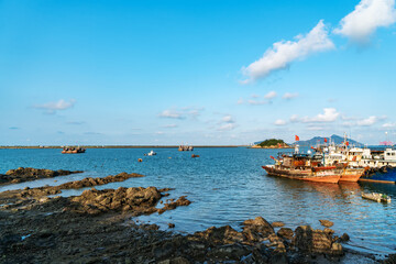 Beautiful coastline scenery of Lianyungang, Jiangsu, China