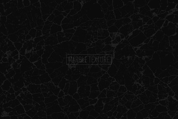 Black natural marble texture vector illustration