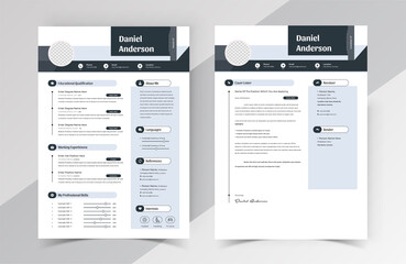 Modern Creative Resume Cv Template