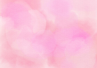 水彩の滲みテクスチャ　春のイメージ