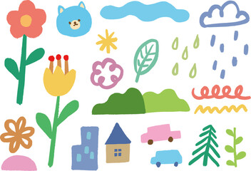 かわいい模様_セット02